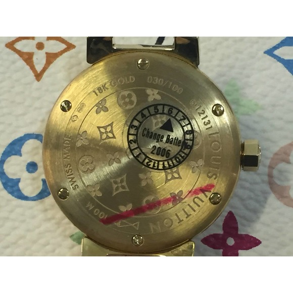 Louis Vuitton Multicolore Watch Tambour Takashi Murakami Monogram LV Vintage - Picture 8 of 16